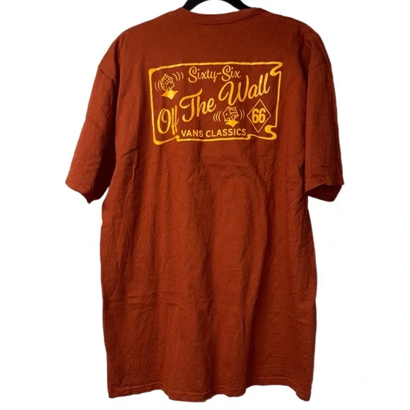 Vans “Off The Wall” Graphic Tee - 66 Club Dice Design - Classic Fit - Size XL - Picture 4 of 7